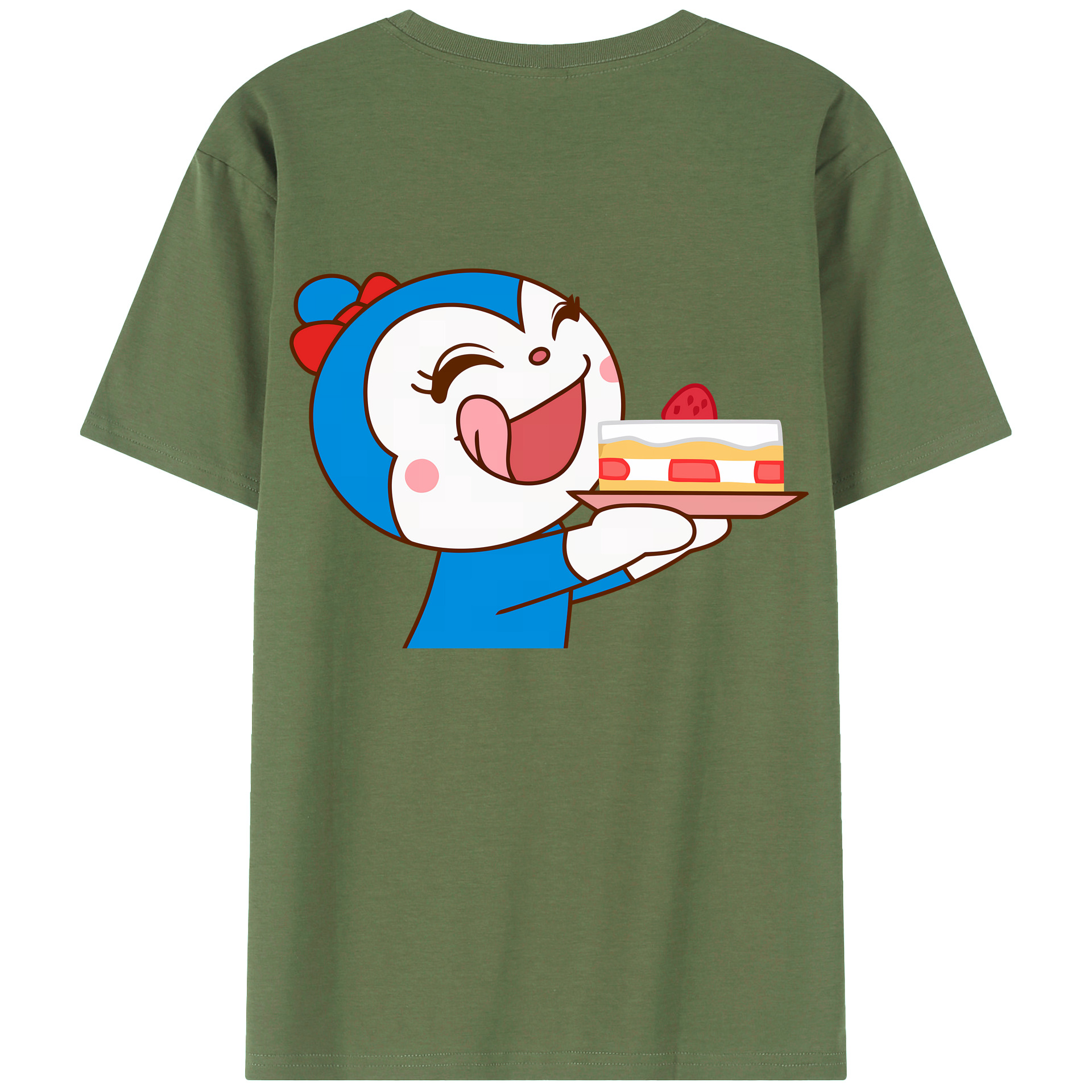（画像用） アンパンマン Anpanman 綿100％ メンズ半袖Tシャツ（バックプリント） 通気性